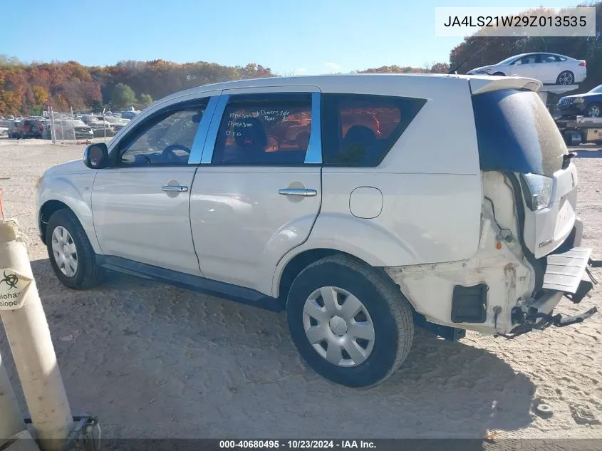 2009 Mitsubishi Outlander Es VIN: JA4LS21W29Z013535 Lot: 40680495