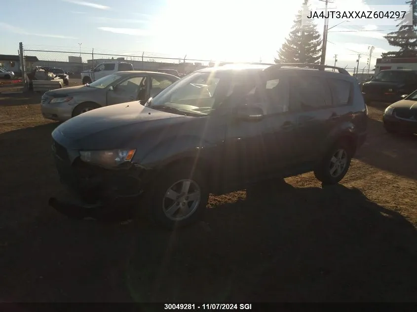 2010 Mitsubishi Outlander Xls VIN: JA4JT3AXXAZ604297 Lot: 30049281