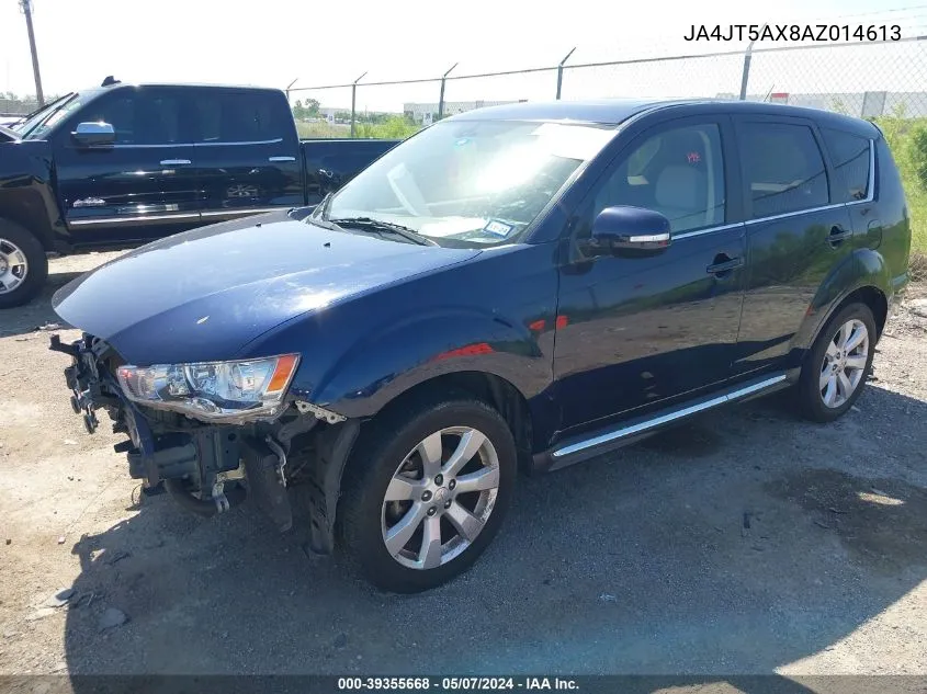 2010 Mitsubishi Outlander Gt VIN: JA4JT5AX8AZ014613 Lot: 39355668