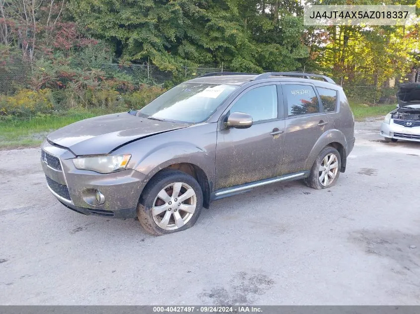 2010 Mitsubishi Outlander Xls VIN: JA4JT4AX5AZ018337 Lot: 40427497