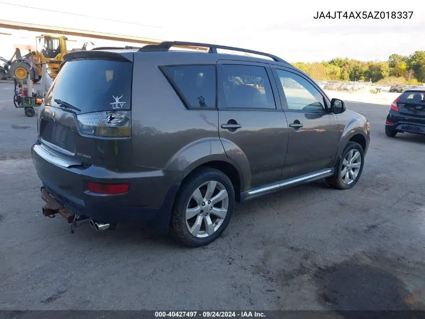 2010 Mitsubishi Outlander Xls VIN: JA4JT4AX5AZ018337 Lot: 40427497