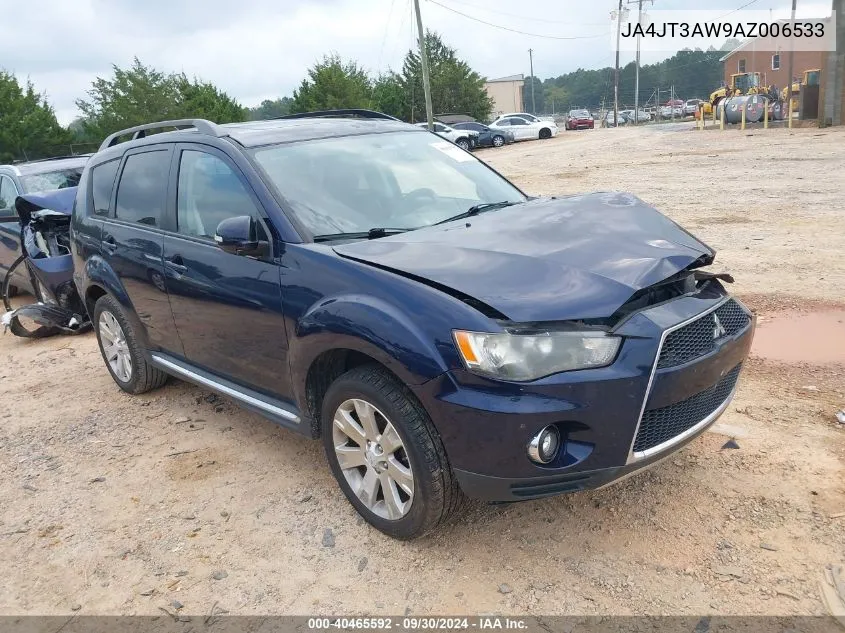 2010 Mitsubishi Outlander Se VIN: JA4JT3AW9AZ006533 Lot: 40465592