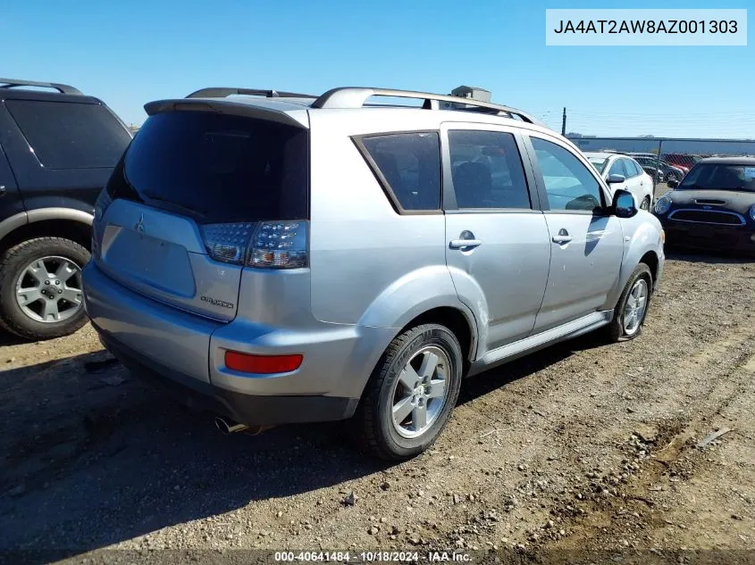 2010 Mitsubishi Outlander Es VIN: JA4AT2AW8AZ001303 Lot: 40641484