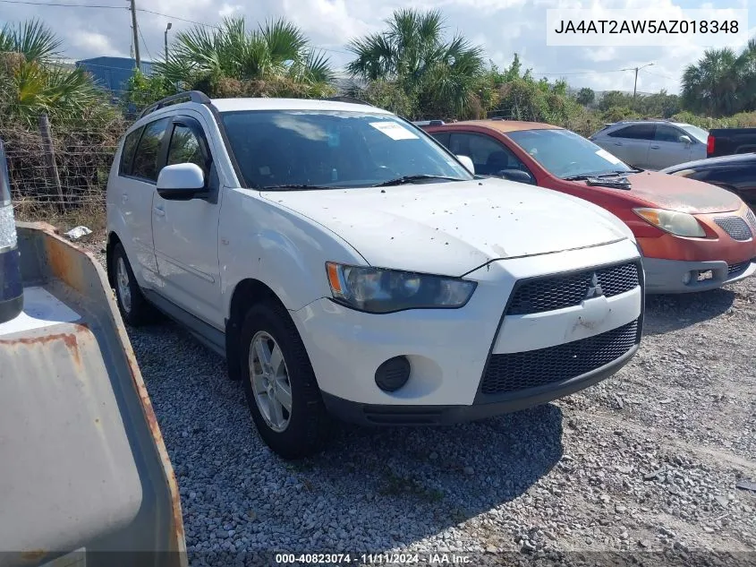 2010 Mitsubishi Outlander Es VIN: JA4AT2AW5AZ018348 Lot: 40823074