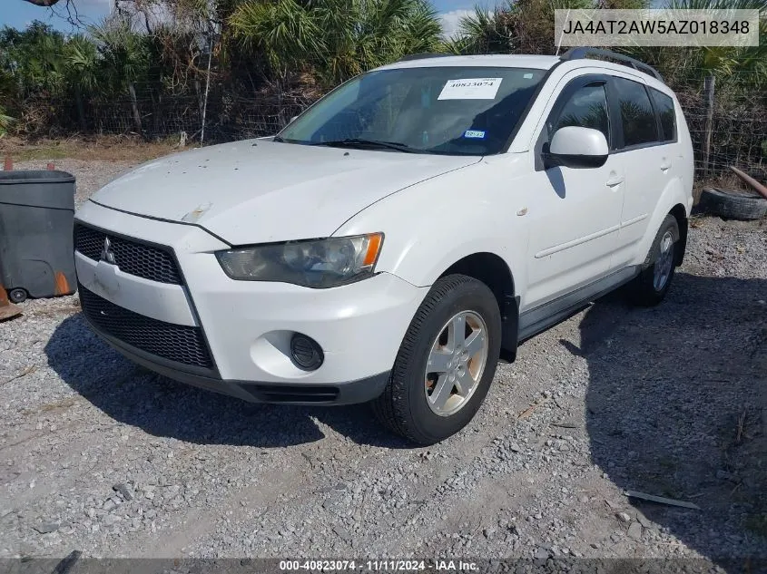 2010 Mitsubishi Outlander Es VIN: JA4AT2AW5AZ018348 Lot: 40823074