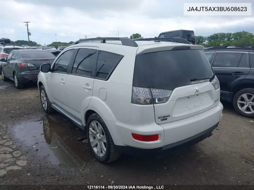 JA4JT5AX3BU608623 2011 Mitsubishi Outlander