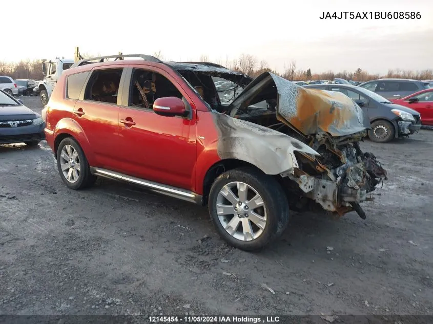 2011 Mitsubishi Outlander Gt VIN: JA4JT5AX1BU608586 Lot: 12145454