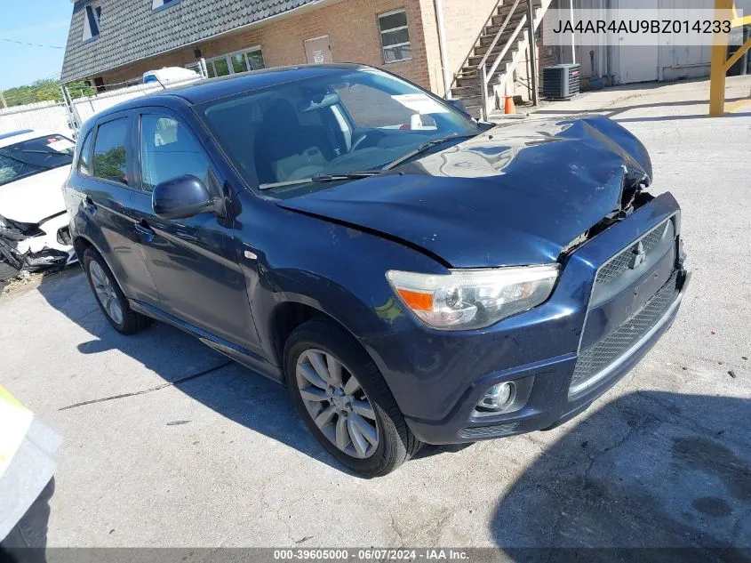 2011 Mitsubishi Outlander Sport Se VIN: JA4AR4AU9BZ014233 Lot: 39605000