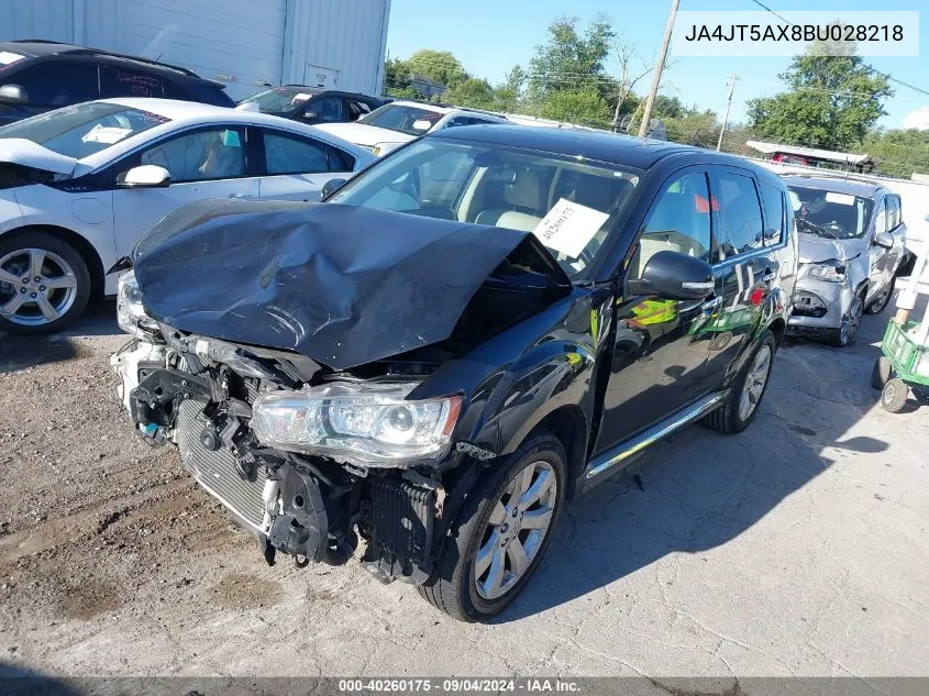 2011 Mitsubishi Outlander Gt VIN: JA4JT5AX8BU028218 Lot: 40260175