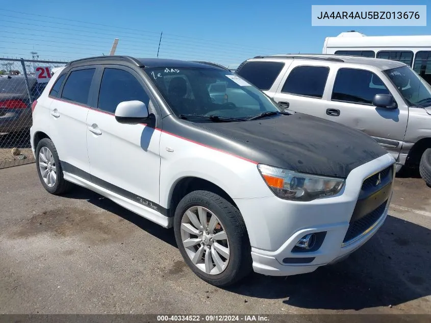 2011 Mitsubishi Outlander Sport Se VIN: JA4AR4AU5BZ013676 Lot: 40334522