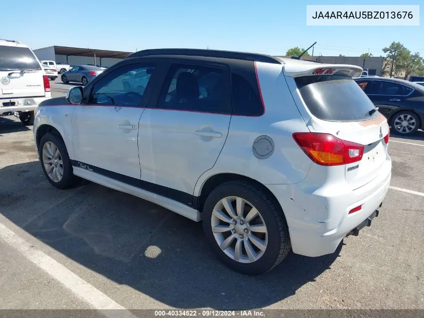 2011 Mitsubishi Outlander Sport Se VIN: JA4AR4AU5BZ013676 Lot: 40334522