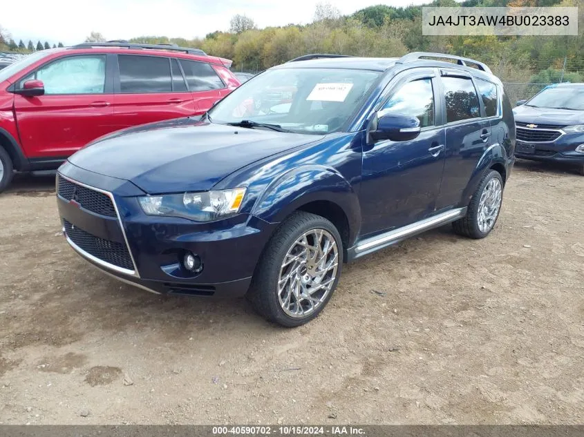 2011 Mitsubishi Outlander Se VIN: JA4JT3AW4BU023383 Lot: 40590702