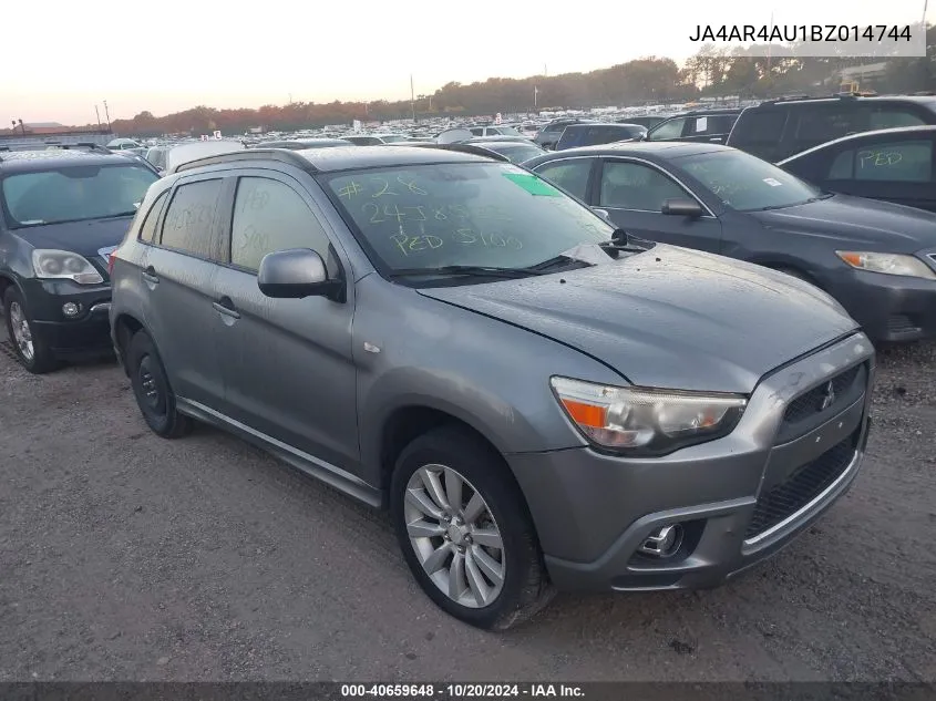 JA4AR4AU1BZ014744 2011 Mitsubishi Outlander Sport Se