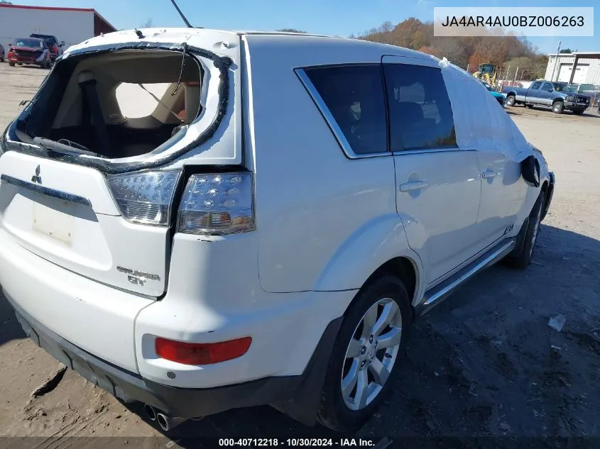 2011 Mitsubishi Outlander Sport Se VIN: JA4AR4AU0BZ006263 Lot: 40712218