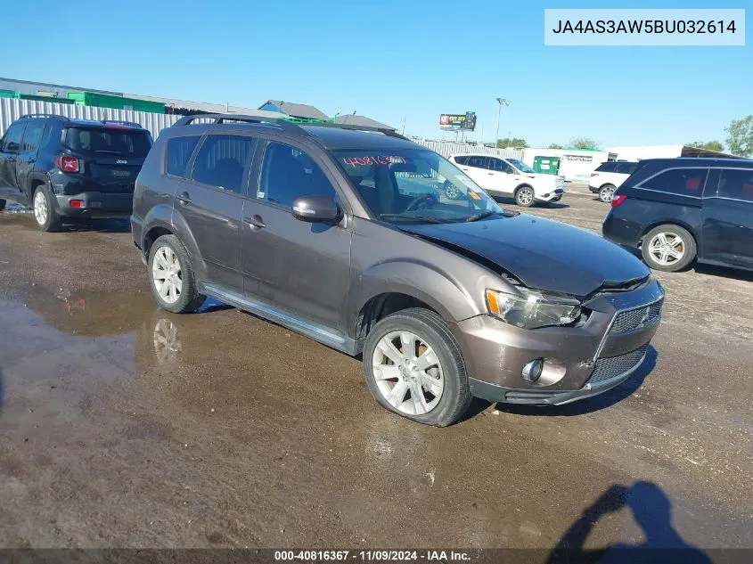 2011 Mitsubishi Outlander Se VIN: JA4AS3AW5BU032614 Lot: 40816367