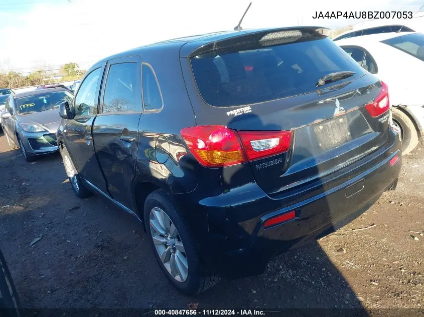 2011 Mitsubishi Outlander Sport Se VIN: JA4AP4AU8BZ007053 Lot: 40847656