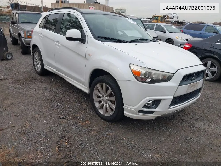 2011 Mitsubishi Outlander Sport Se VIN: JA4AR4AU7BZ001075 Lot: 40875752