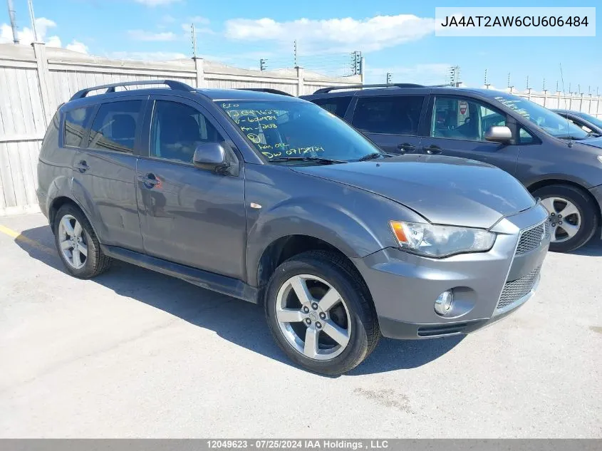 2012 Mitsubishi Outlander VIN: JA4AT2AW6CU606484 Lot: 12049623