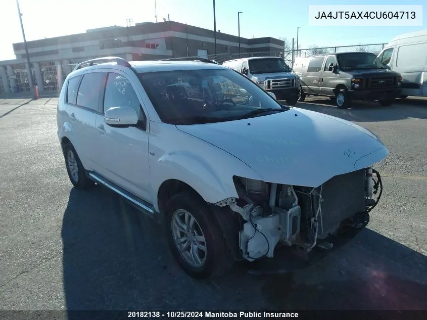 2012 Mitsubishi Outlander Gt VIN: JA4JT5AX4CU604713 Lot: 20182138