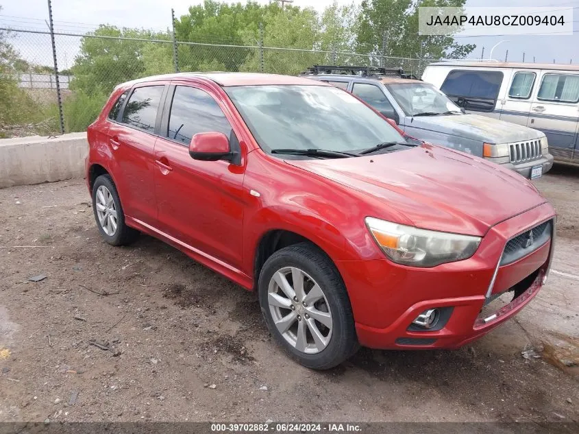 JA4AP4AU8CZ009404 2012 Mitsubishi Outlander Sport Se