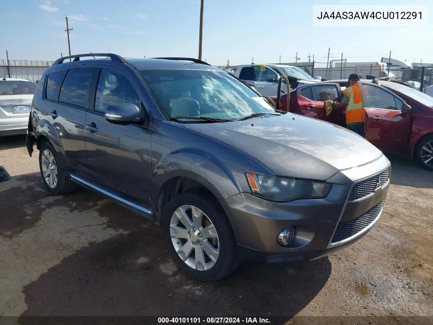 2012 Mitsubishi Outlander Se VIN: JA4AS3AW4CU012291 Lot: 40101101