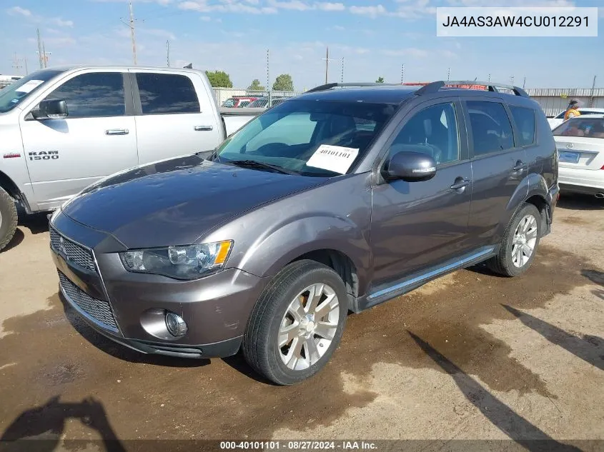 JA4AS3AW4CU012291 2012 Mitsubishi Outlander Se