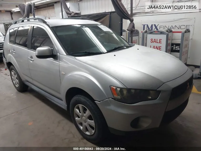 2012 Mitsubishi Outlander Es VIN: JA4AS2AW1CU012856 Lot: 40156843