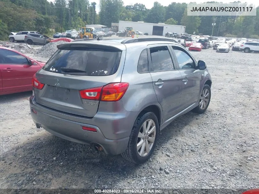 2012 Mitsubishi Outlander Sport Se VIN: JA4AP4AU9CZ001117 Lot: 40284023