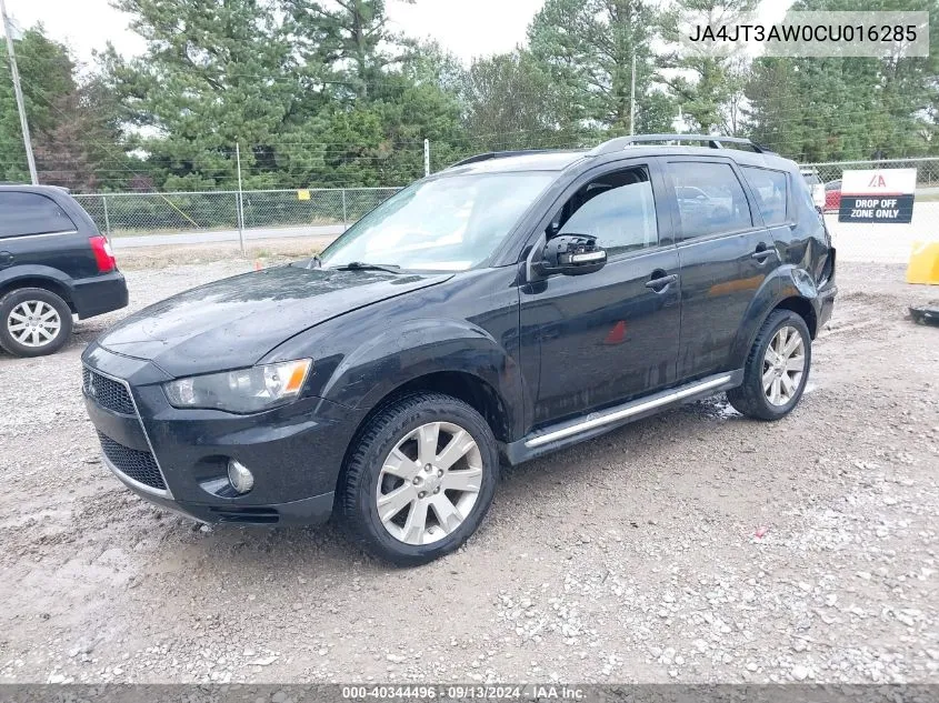 2012 Mitsubishi Outlander Se VIN: JA4JT3AW0CU016285 Lot: 40344496