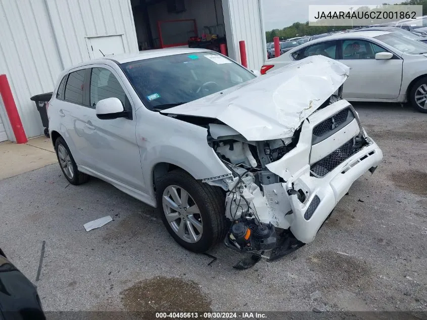 JA4AR4AU6CZ001862 2012 Mitsubishi Outlander Sport Se