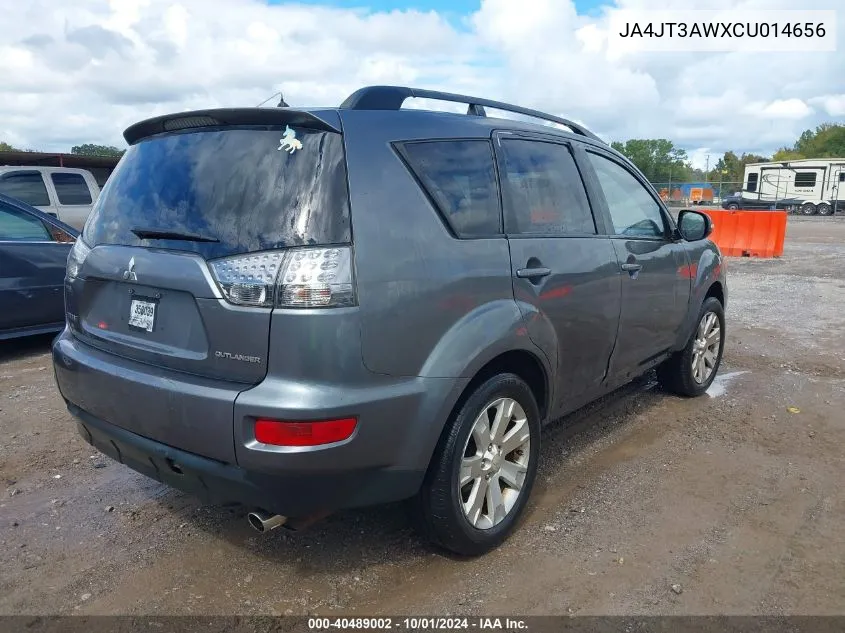 2012 Mitsubishi Outlander Se VIN: JA4JT3AWXCU014656 Lot: 40489002