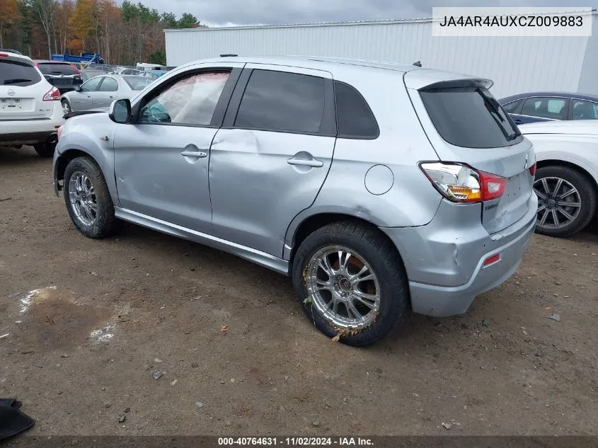 2012 Mitsubishi Outlander Sport Se VIN: JA4AR4AUXCZ009883 Lot: 40764631