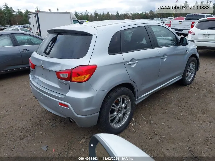 2012 Mitsubishi Outlander Sport Se VIN: JA4AR4AUXCZ009883 Lot: 40764631