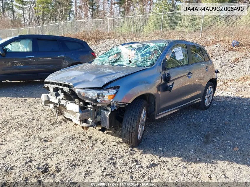 JA4AR4AU9CZ006490 2012 Mitsubishi Outlander Sport Se