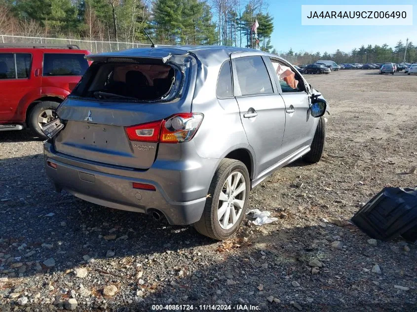 JA4AR4AU9CZ006490 2012 Mitsubishi Outlander Sport Se