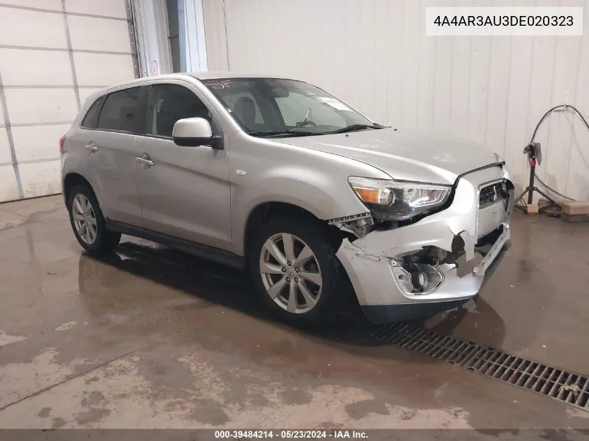 2013 Mitsubishi Outlander Sport Es VIN: 4A4AR3AU3DE020323 Lot: 39484214