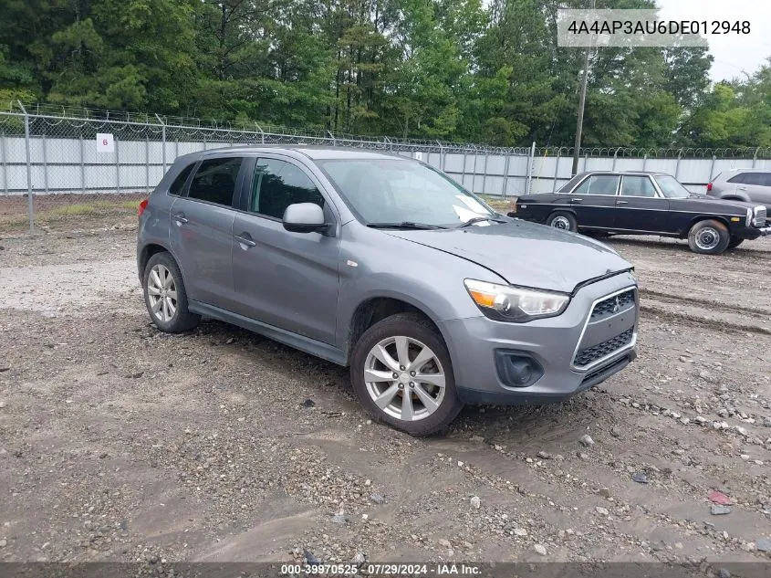 4A4AP3AU6DE012948 2013 Mitsubishi Outlander Sport Es