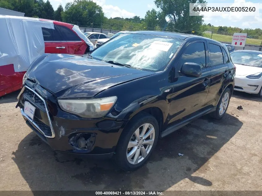 4A4AP3AUXDE005260 2013 Mitsubishi Outlander Sport Es