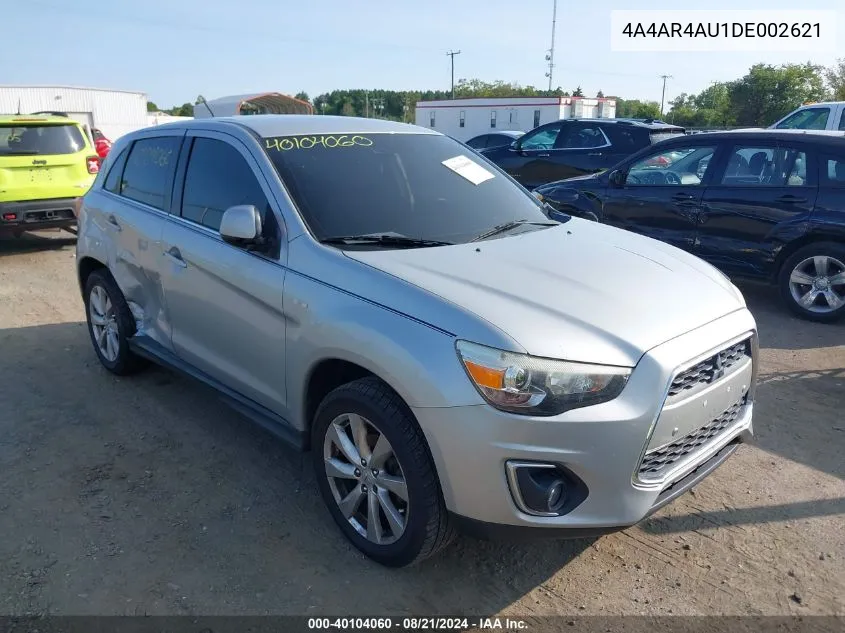 2013 Mitsubishi Outlander Sport Se VIN: 4A4AR4AU1DE002621 Lot: 40104060