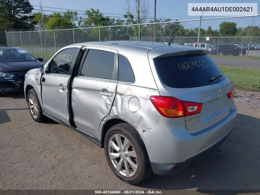 2013 Mitsubishi Outlander Sport Se VIN: 4A4AR4AU1DE002621 Lot: 40104060