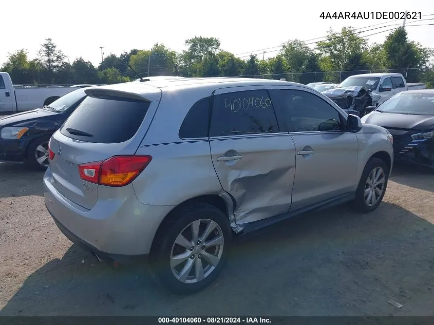 2013 Mitsubishi Outlander Sport Se VIN: 4A4AR4AU1DE002621 Lot: 40104060