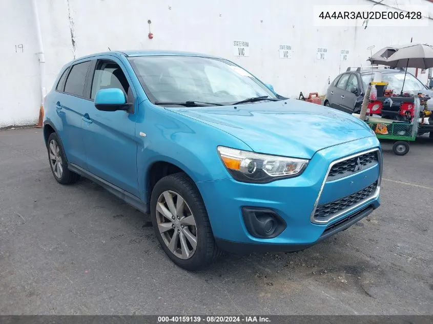 2013 Mitsubishi Outlander Sport Es VIN: 4A4AR3AU2DE006428 Lot: 40159139