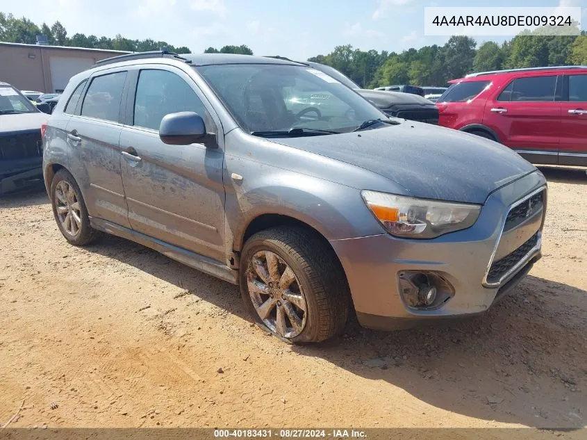 2013 Mitsubishi Outlander Sport Se VIN: 4A4AR4AU8DE009324 Lot: 40183431