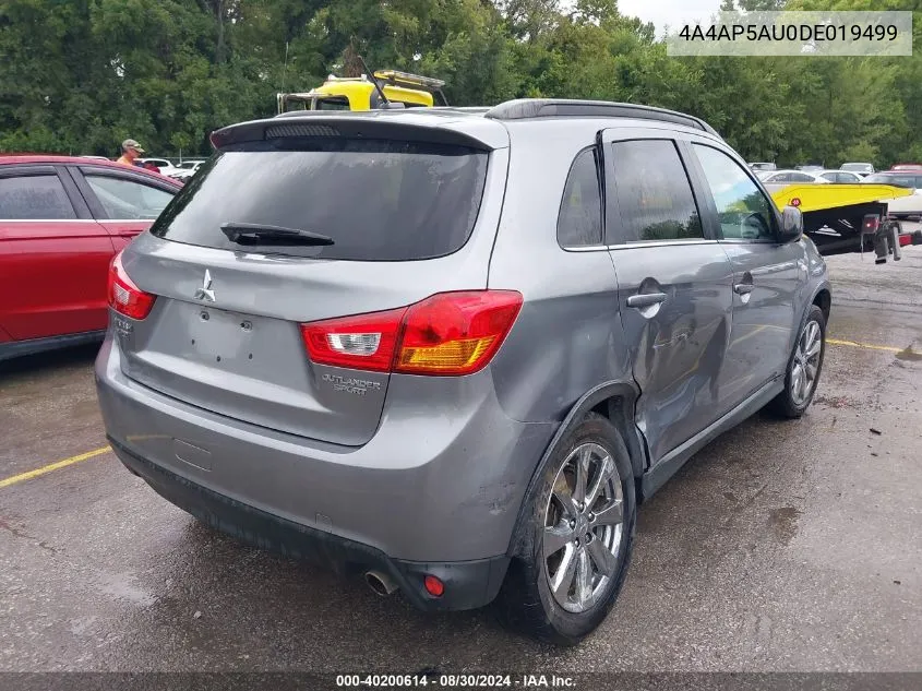 4A4AP5AU0DE019499 2013 Mitsubishi Outlander Sport Le