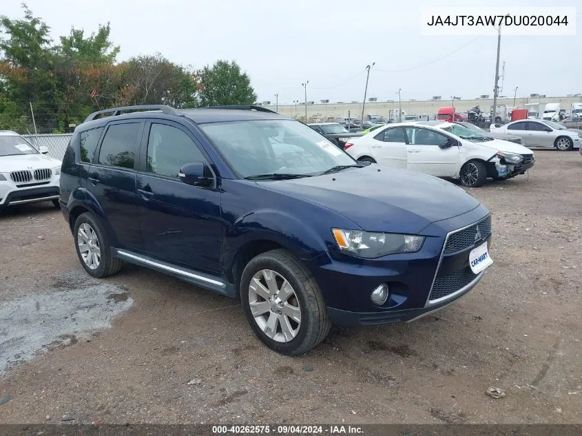 2013 Mitsubishi Outlander Se VIN: JA4JT3AW7DU020044 Lot: 40262575