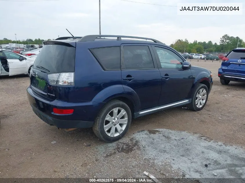 2013 Mitsubishi Outlander Se VIN: JA4JT3AW7DU020044 Lot: 40262575