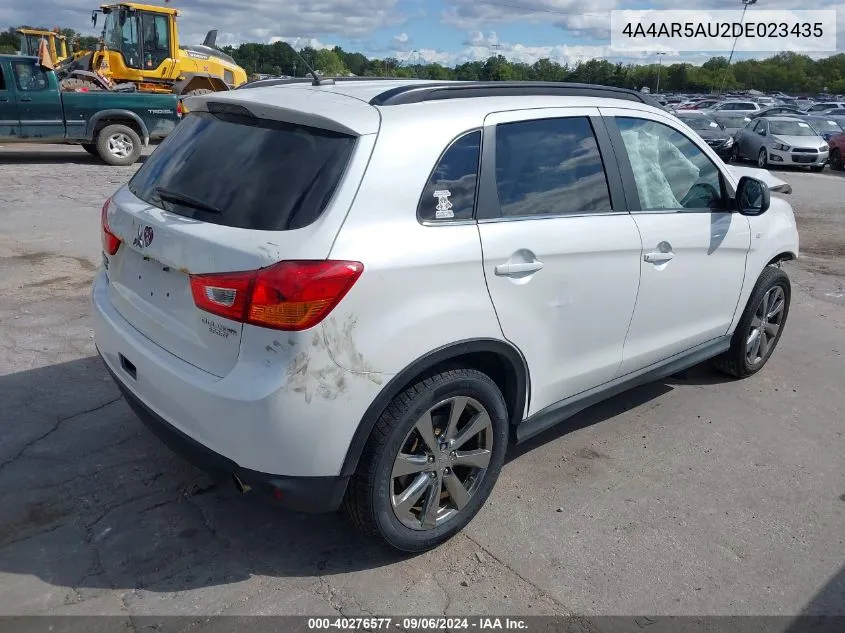 4A4AR5AU2DE023435 2013 Mitsubishi Outlander Sport Le