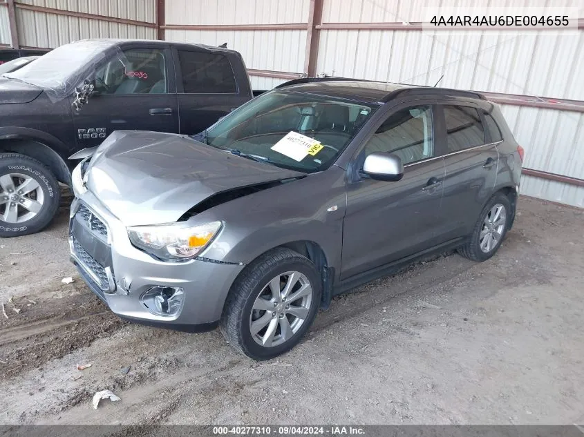 4A4AR4AU6DE004655 2013 Mitsubishi Outlander Sport Se