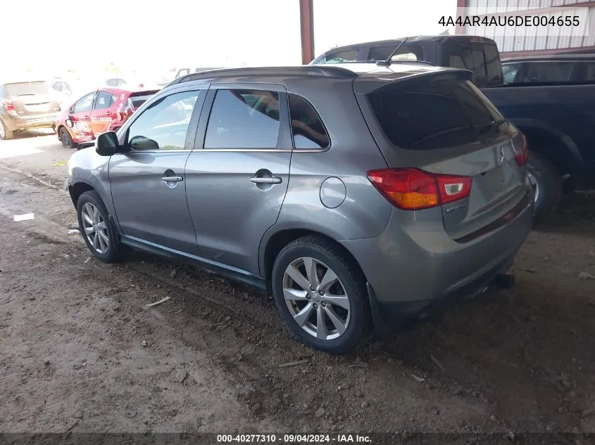 4A4AR4AU6DE004655 2013 Mitsubishi Outlander Sport Se