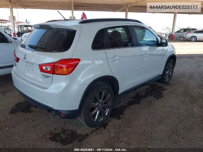 4A4AR5AU9DE025117 2013 Mitsubishi Outlander Sport Le